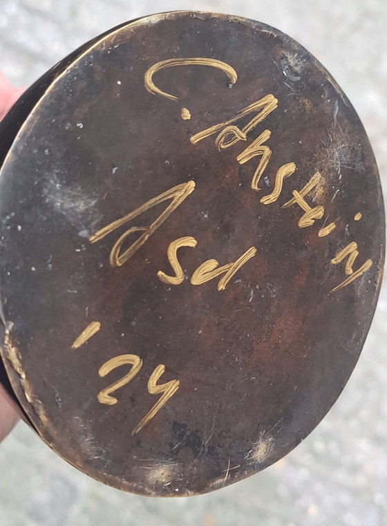 Image 1 of Sculpture en bronze « Connectés »