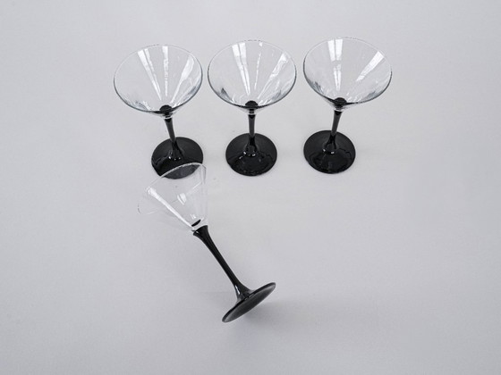 Image 1 of Set of martini glasses, Danish design, 1970s, manufactured in Denmark