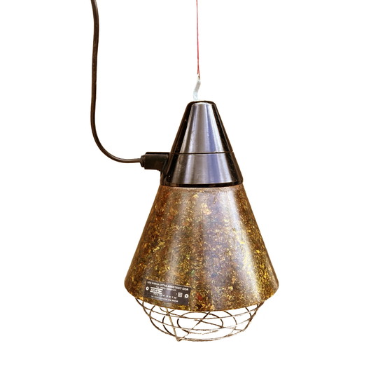 Image 1 of Lampada a sospensione industriale, riscaldamento, Narva Leuchen, Germania, anni '70