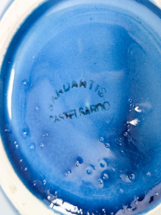 Vintage Italian Ceramic Vase, Rimini Blu Style, 1980s – Sardartis Castelsardo (photo 6 of 11)