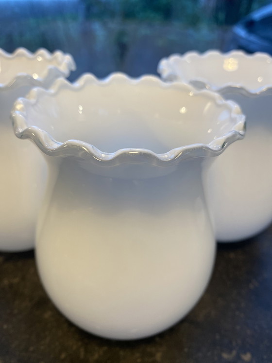 Image 1 of Opaline lampenkapjes 1900