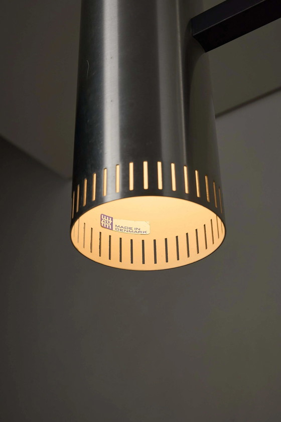 Aluminum "Cylinder" Pendant by Jo Hammerborg for Fog & Mørup, 1960s, Ceiling lights, Aluminium (photo 3 of 7)