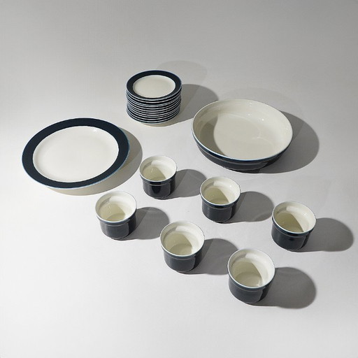 Juego de servicio "Eco" de Giovanni Garibaldi para Ginori, años 70 – tafelaccessoires, Ceramic