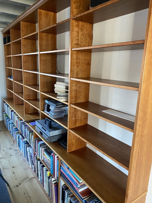 Cherry wood bookcase