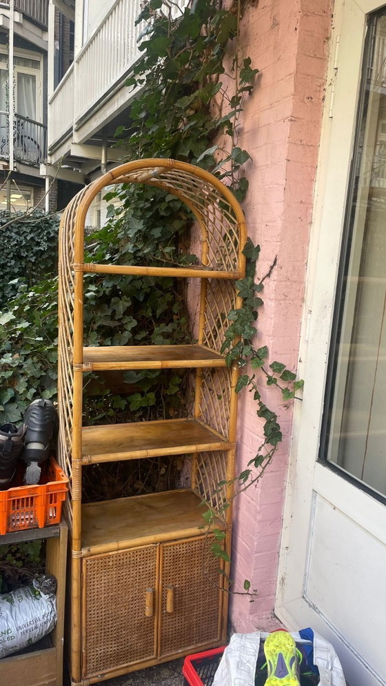 Image 1 of mobile in bambù e rattan