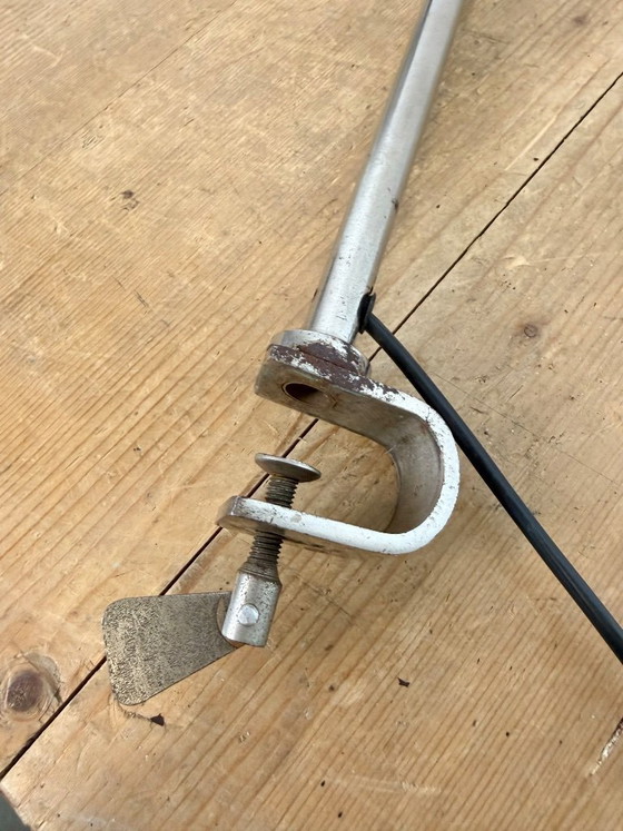 Image 1 of Industrial Workshop Gooseneck Table Lamp, 1960s