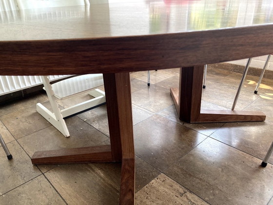 Image 1 of Tavolo da pranzo ovale in palissandro di John Mortensen