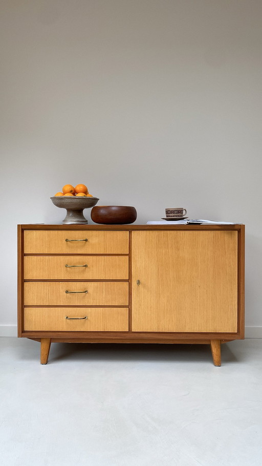 Vintage Teak Wooden Sideboard