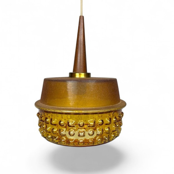 Image 1 of Suspension en verre vintage