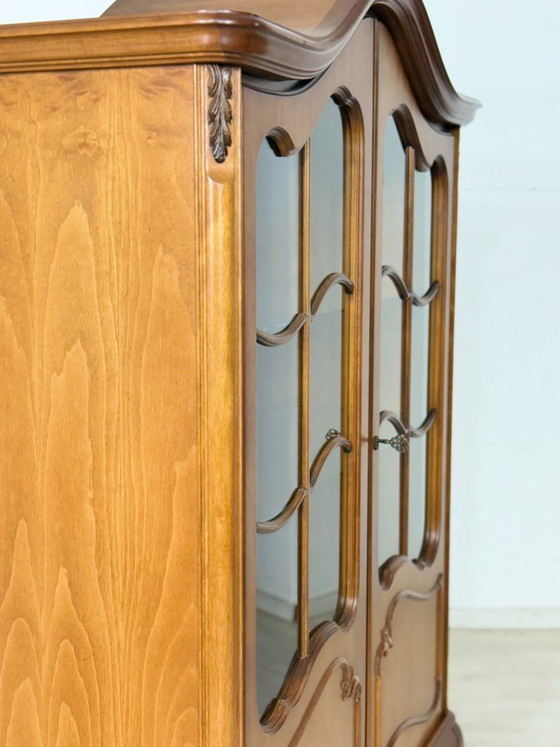 Image 1 of Elegante barokke vitrinekast / Chippendale vitrinekast / displaykast