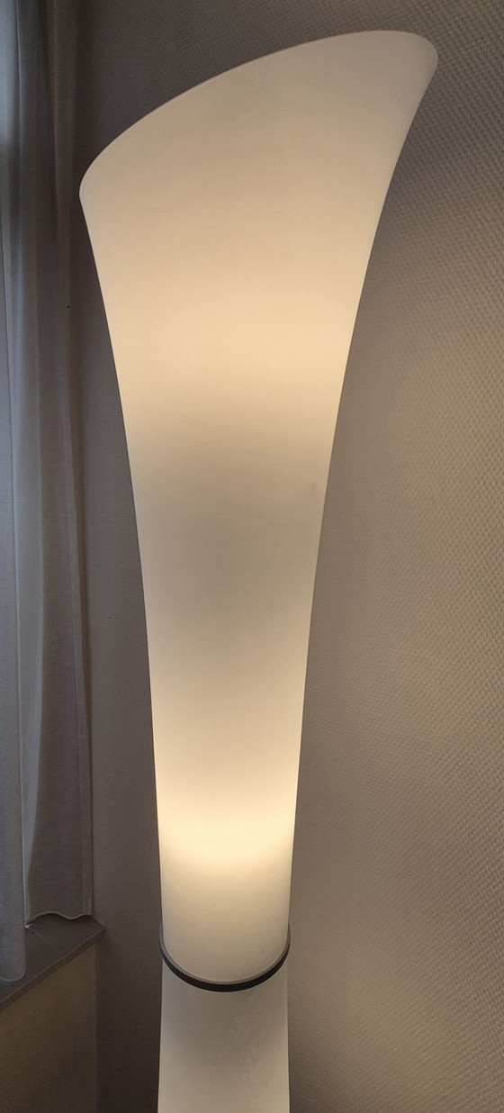 Italiaanse design vloerlamp Panzeri * Lucilla – Vloerlampen, Metaal, Glas (photo 13 of 13)