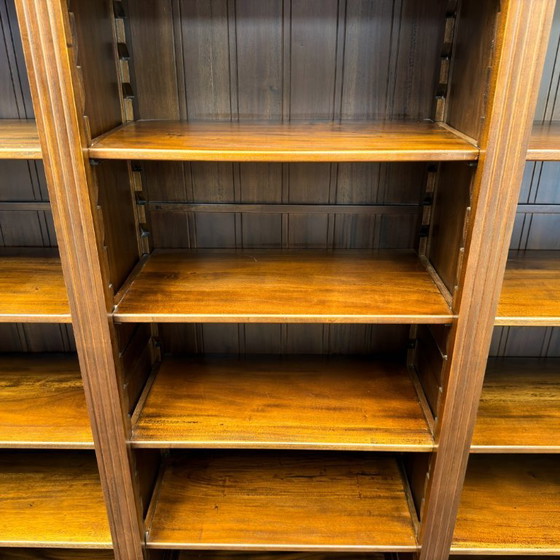 Grande Bibliothèque Anglaise Classique Ouverte – Bois (photo 14 of 14)