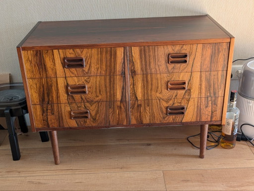 Buffet bas vintage en palissandre années 60/70