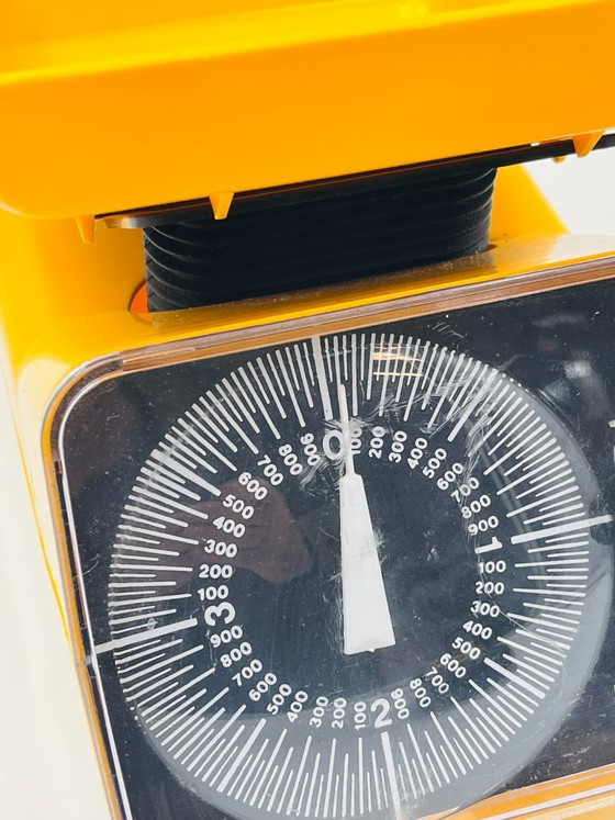 Image 1 of EKS Bengt Ek kitchen scale, saffron yellow, Swedish design