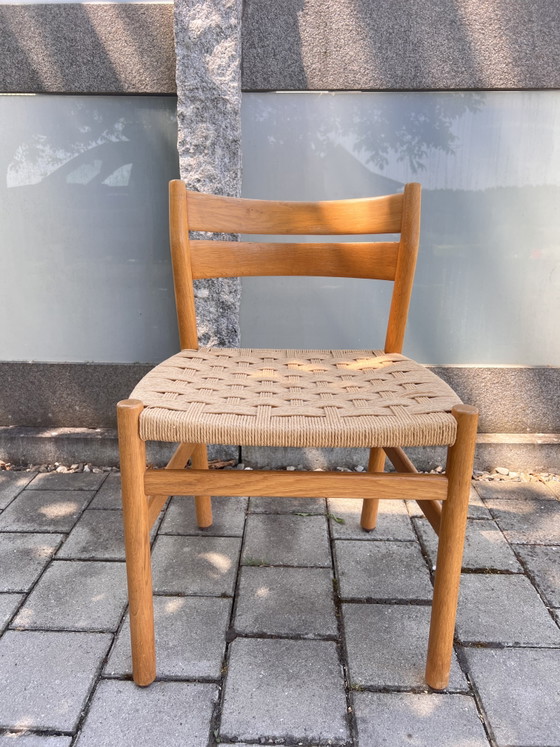 Set van 5 Vintage Mid Century Design Stoelen Børge Mogensen Deens Eiken – C.M. Madsens Fabriker (photo 5 of 8)