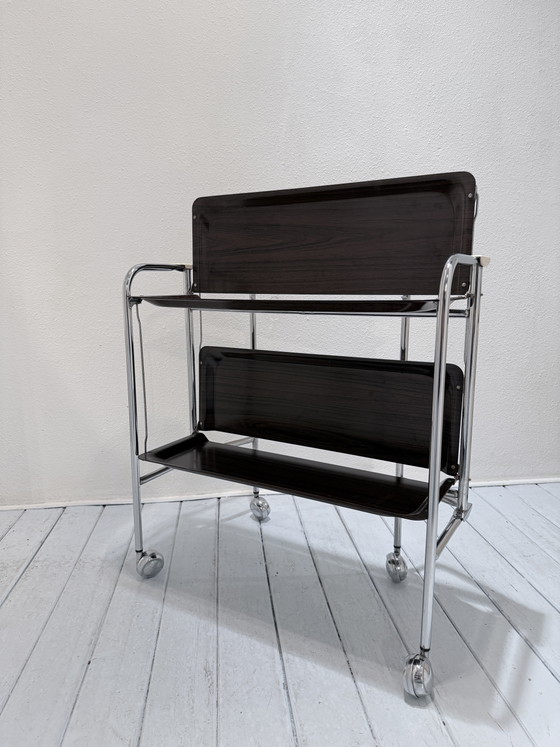 Desserte Vintage Mid-Century Pliante – Chrome, Other (photo 7 of 15)