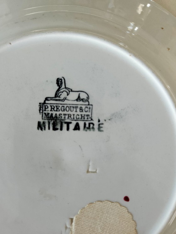 Image 1 of 6 Petrus Regout Maastricht „Militär“-Schilder