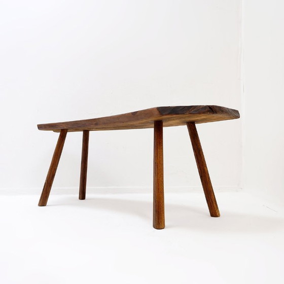 Image 1 of Panca rustica d'epoca in pino - XX secolo