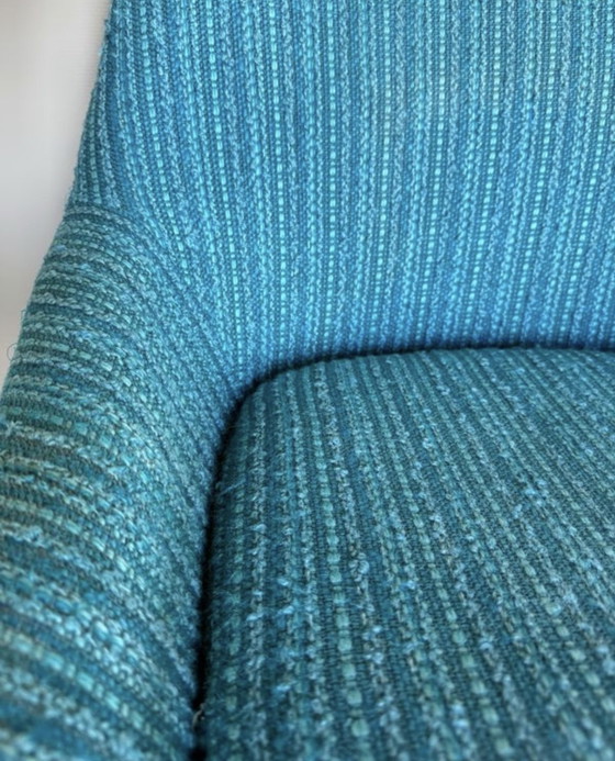 Image 1 of Silla giratoria Knoll 70s rizos de lana