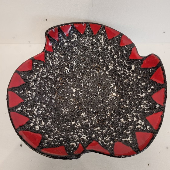 Image 1 of Volcanic centerpiece, Vallauris ceramics, Marius Musarra, Mabyjo's, 60's - France