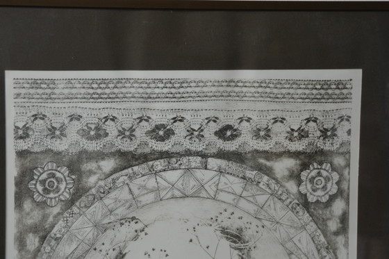 Image 1 of Lithograph by H.D.F. v.d. Bos / v.d Molen ( Reina )