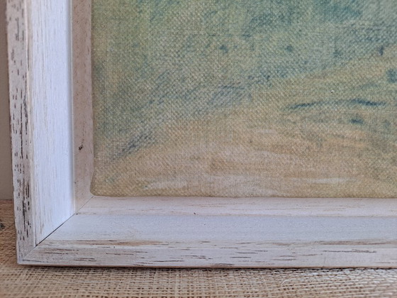 P.A. Renoir, Vase with roses, in a contemporary frame. – Paintings & Drawings, Canvas, Wood (photo 6 of 6)