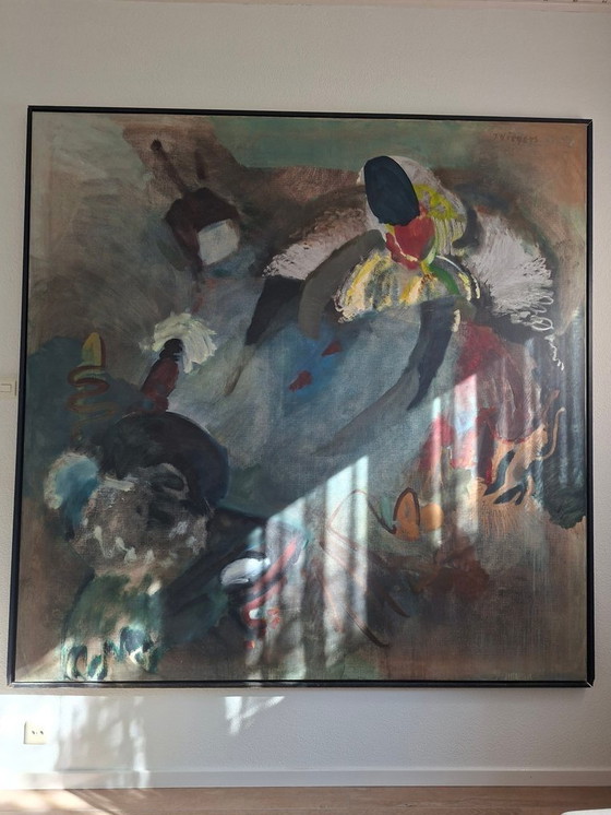 Image 1 of Large painting by Janneke Viegers
