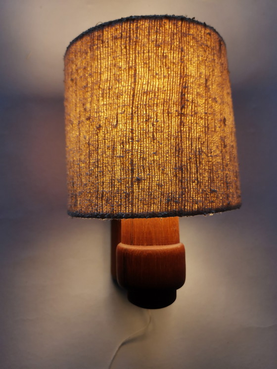 Image 1 of Ensemble d'appliques murales Domus de design danois en teck