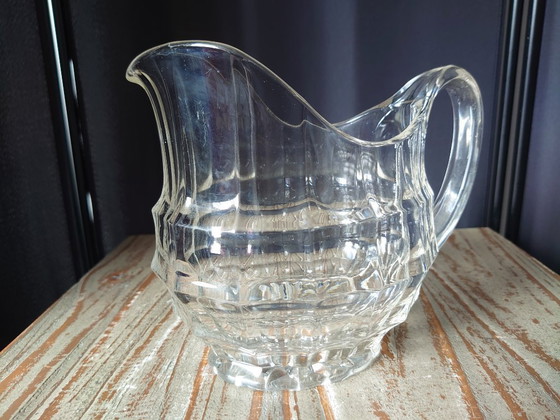Image 1 of Art Deco Pressglas-Wasserkanne
