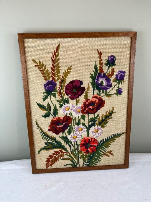 Tela vintage fiori di campo