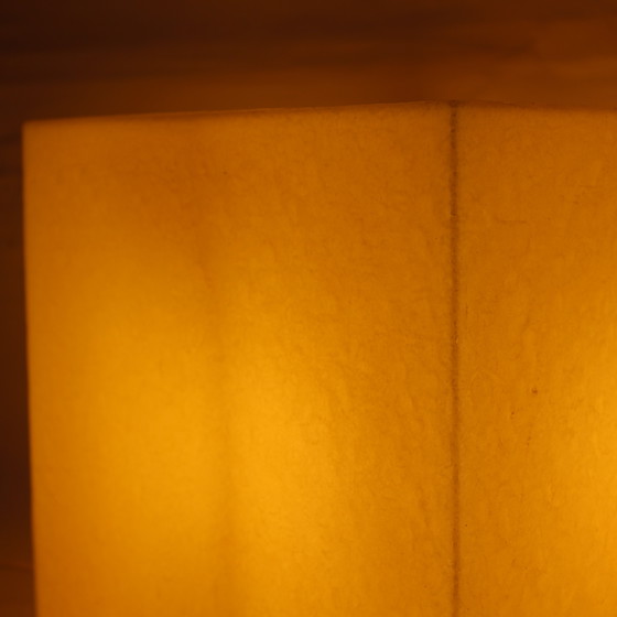 Image 1 of Heico Vintage Cube Lamp - Yellow (1980, Allemagne)