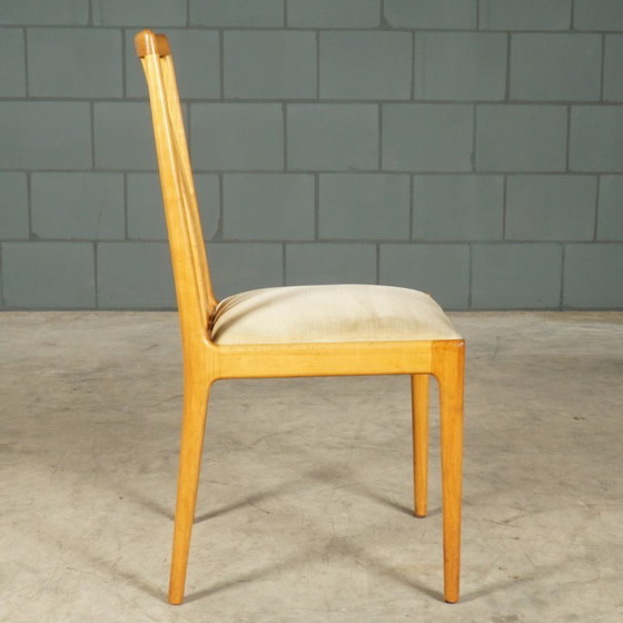 Juego de 6 sillas de comedor – Lübke – década de 1970 – interlübke, Textile, Vintage (photo 4 of 14)