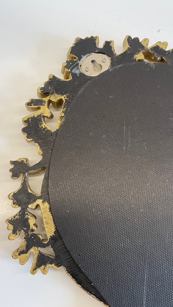 Image 1 of Specchio vintage in stile rococò dorato