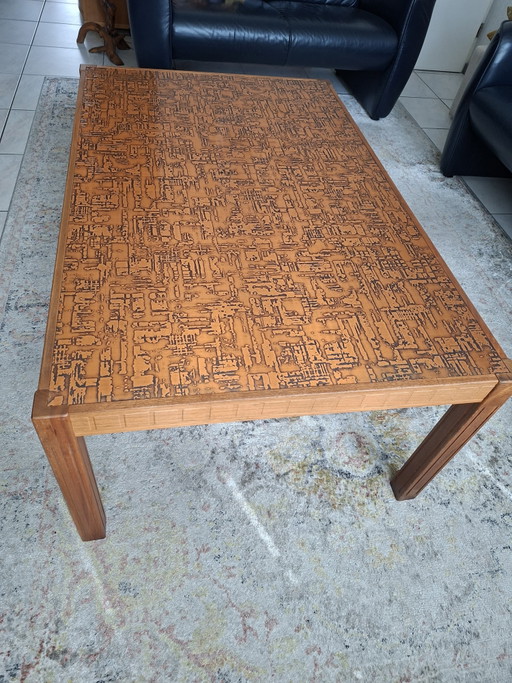 Copper Coffee Table Rappestad Sweden – salontafels, Wood