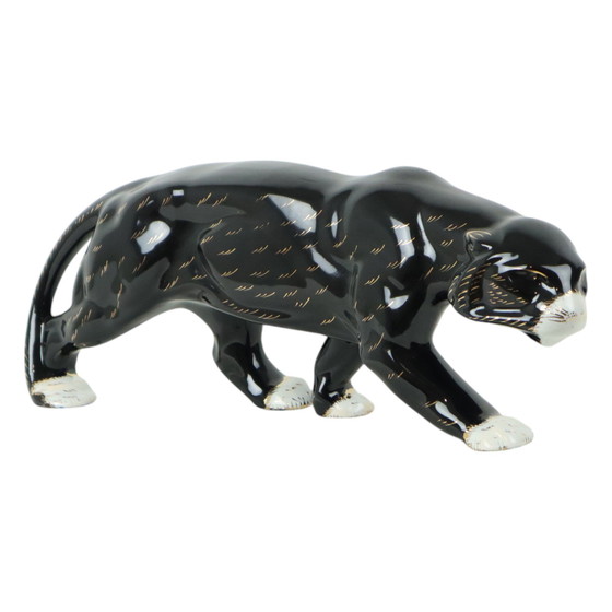 Image 1 of Art Deco Stijl Panter Keramiek