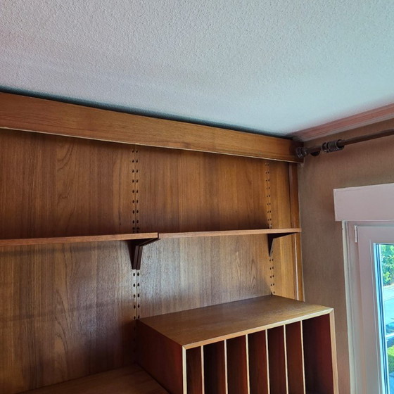 Poul Cadovius Cado Wall System, Teak Veneer, Vintage Danish Design, Wall cabinet, Wood, Brown (photo 9 of 33)