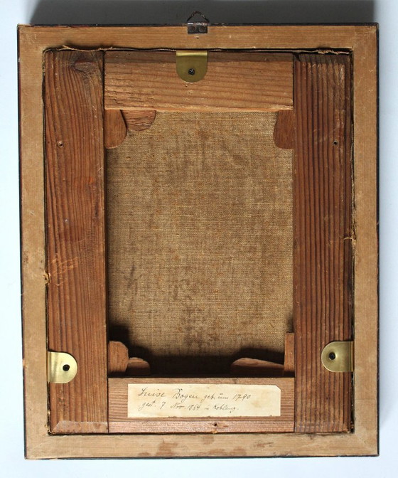 Image 1 of Ritratto di signora del XIX secolo, olio su tela