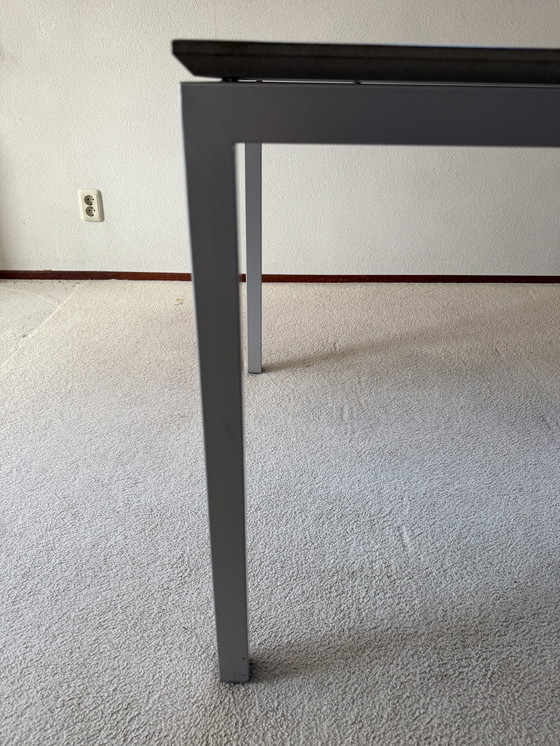 Image 1 of Tavolo Metaform modello S16, piano in Pietra Serena 20mm