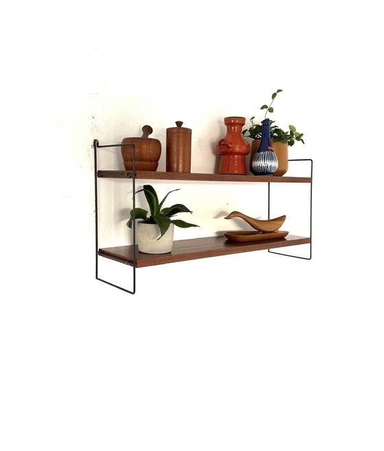 Image 1 of Appendiabiti da parete vintage in teak, WHB Germania anni '60