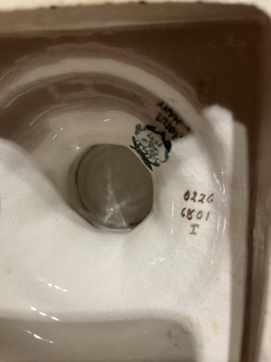 Image 1 of Vaas Royal Bonn Germany floral Art Deco 38 cm 