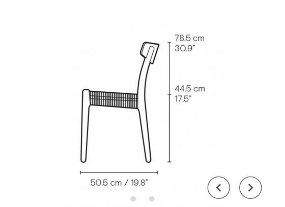 Image 1 of 1x chaise Carl Hansen CH23 (bois de noyer)