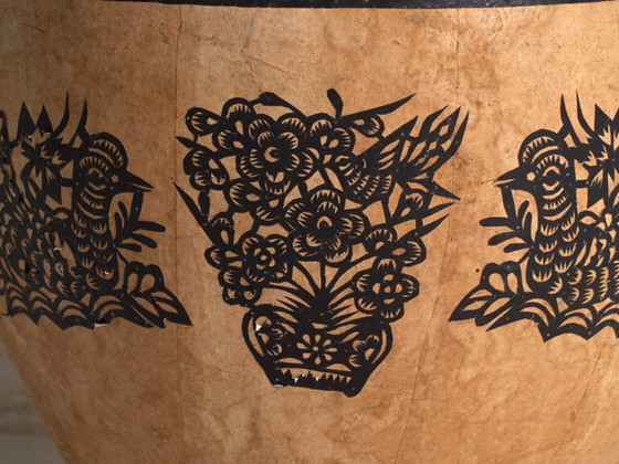 Antiker chinesischer Papier-mâché-Behälter – China, ca. 1900 – Dekorative Objekte, Paper, Rustic (photo 19 of 40)