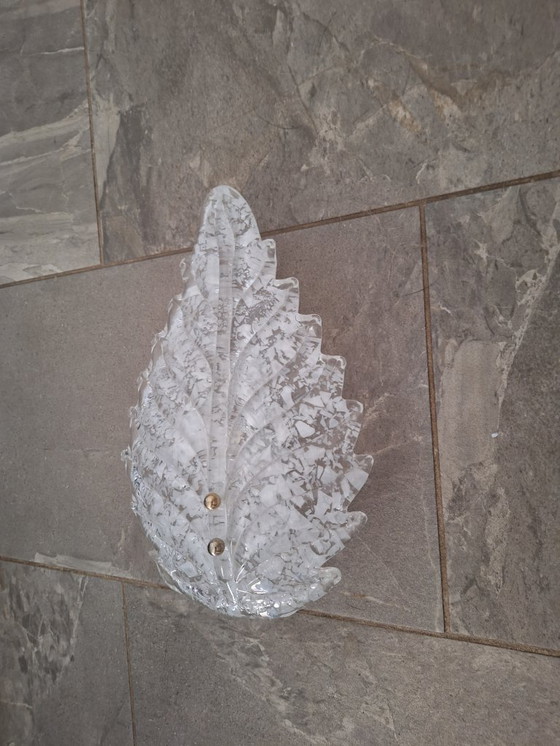 Image 1 of Conjunto de tres preciosas lámparas de pared de Murano (Barovier Toso)