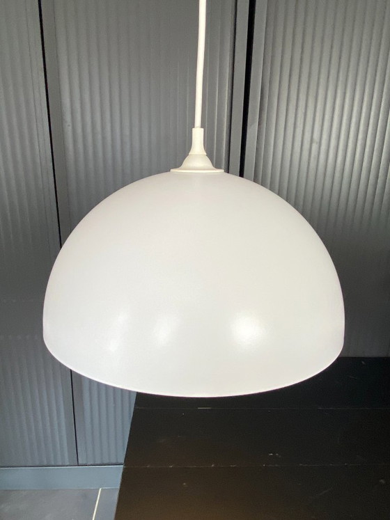 Lampe Suspension Lustre Plafonnier Blanc Industriel E27 – Metal (photo 3 of 14)