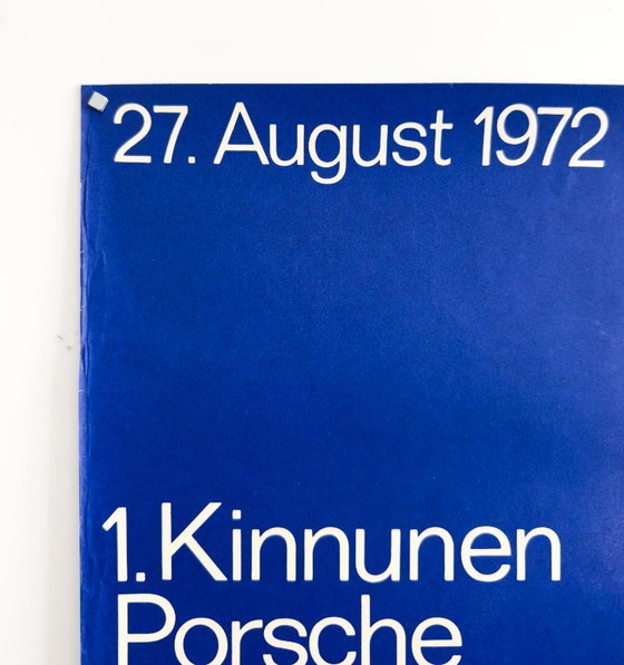 Image 1 of Interserie Keimola Porsche 1972 Póster Original | Plakat | Gran Premio de Finlandia Triumph | Motorsport Modernism | 76 × 102 cm