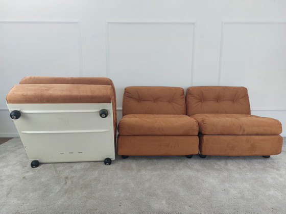 Image 1 of 3 Amanta armchairs by Mario Bellini for C&B Italia (reupholstered)