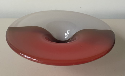 Glass Center Leerdam - Cuenco de vidrio artístico a pie