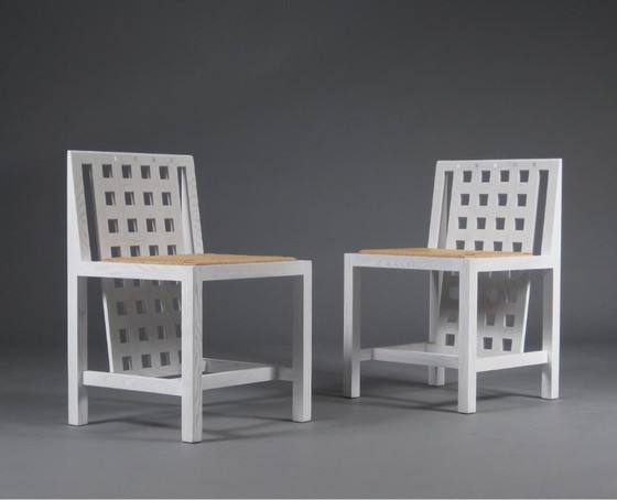 2 Sedie, Riproduzione, Candida Cottage chair, Charles Rennie Mackintosh, Nuovo – Poltrone, Wood, Textile (photo 5 of 5)