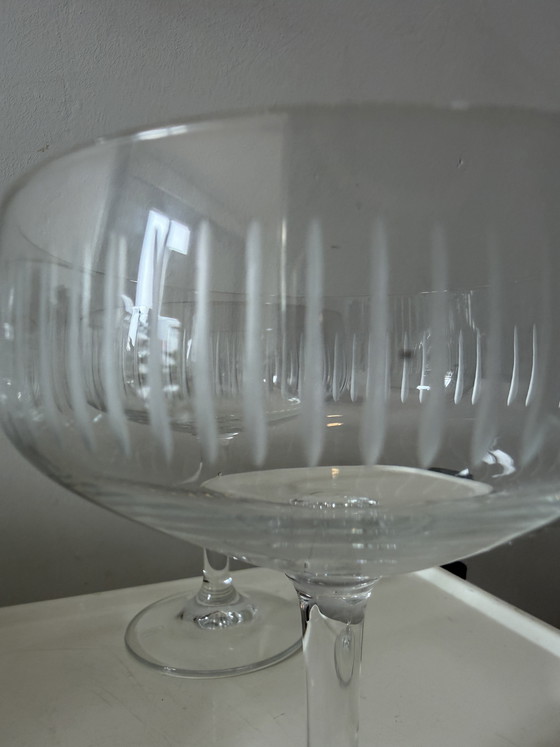 Image 1 of Ensemble de 6 coupes à champagne en cristal