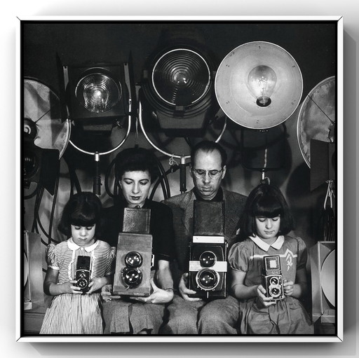 1x Fine Art Print – Zelfportret Philippe Halsman (1966)